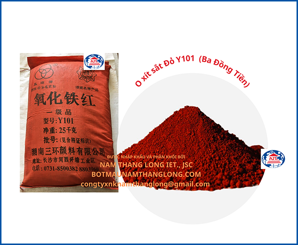 Oxit Sắt Đỏ Y101 (Ba Đồng Tiền)